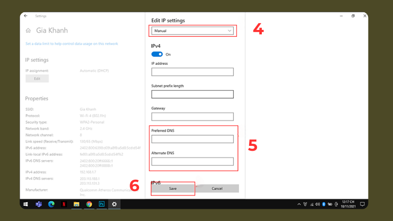 Đăng nhập Telegram bị chặn bằng cách đổi DNS (3)